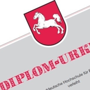 Ausschnitt der Diplomurkung